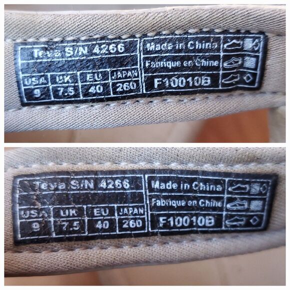 Teva Tirra Light Blue Sandals Womens Size 9 Outdoor Footwear Style 4266 - Picture 12 of 13